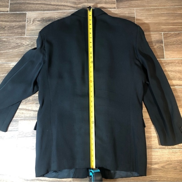 DOLCE & GABBANA Men's Greened Grey Draped Jersey Wool Blend Blazer Jacket - Picture 5 of 14